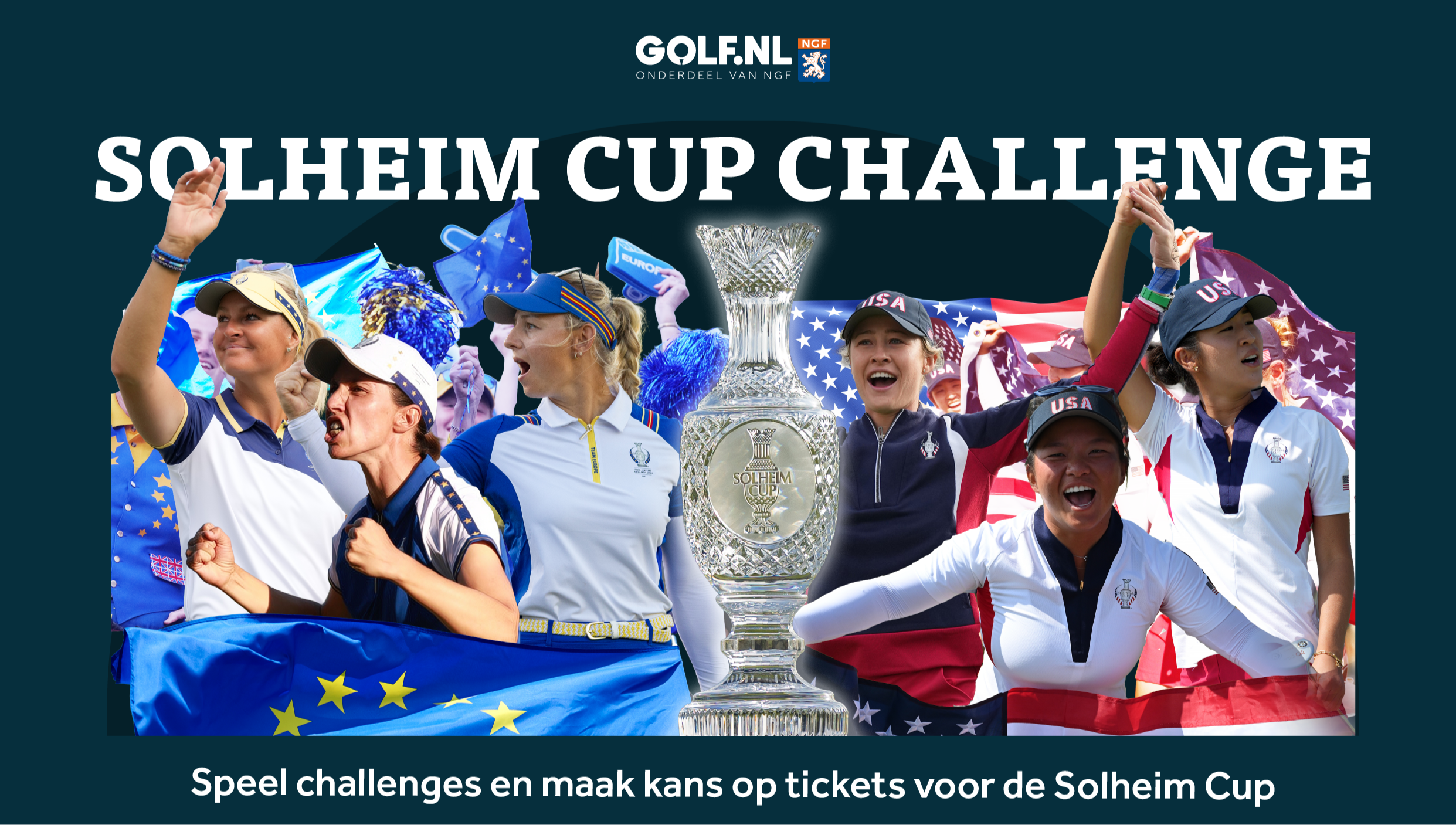 Solheim cup challenge teebox golf nl ngf trackman
